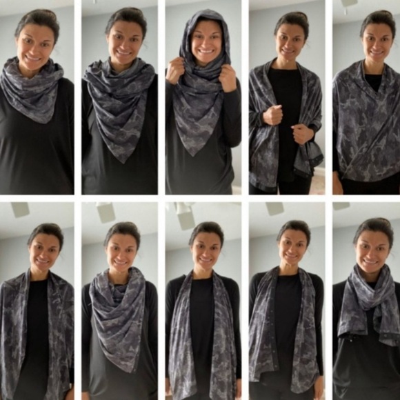 Great Gift Idea 🎄🎁
Lululemon Customizable Snap Scarf in Green Tie Dye - Picture 13 of 13